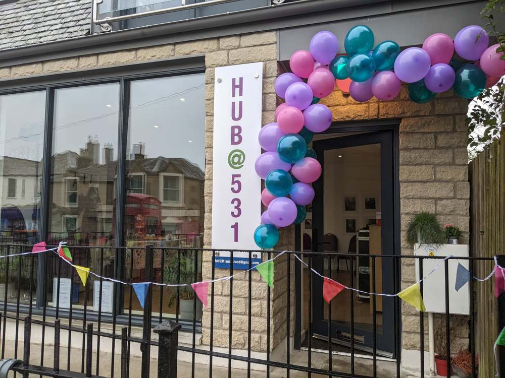 Hub@531 entrance as it looks today