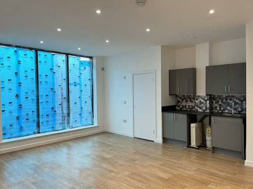 The kitchen in the Hub at 531 The kitchen in the Hub at 531