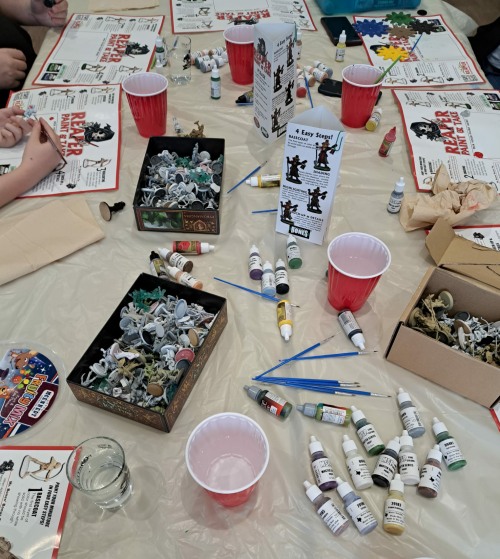 Results from the painting session